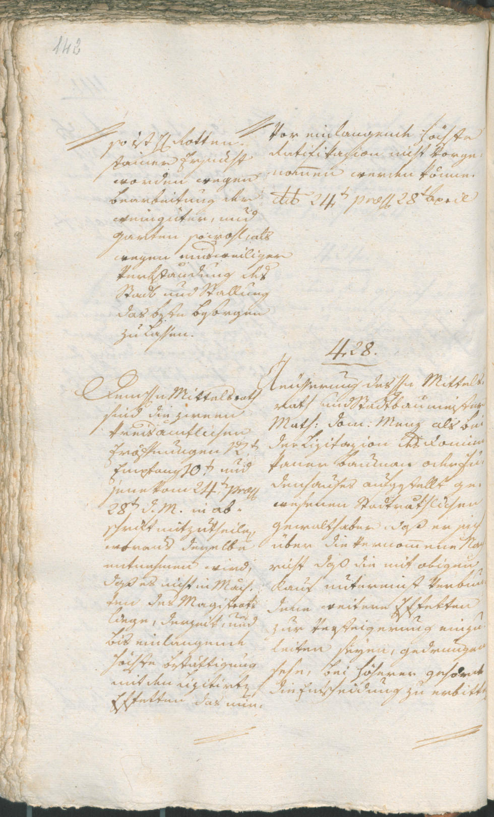 Civic Archives of Bozen-Bolzano - BOhisto Ratsprotokoll 1802 