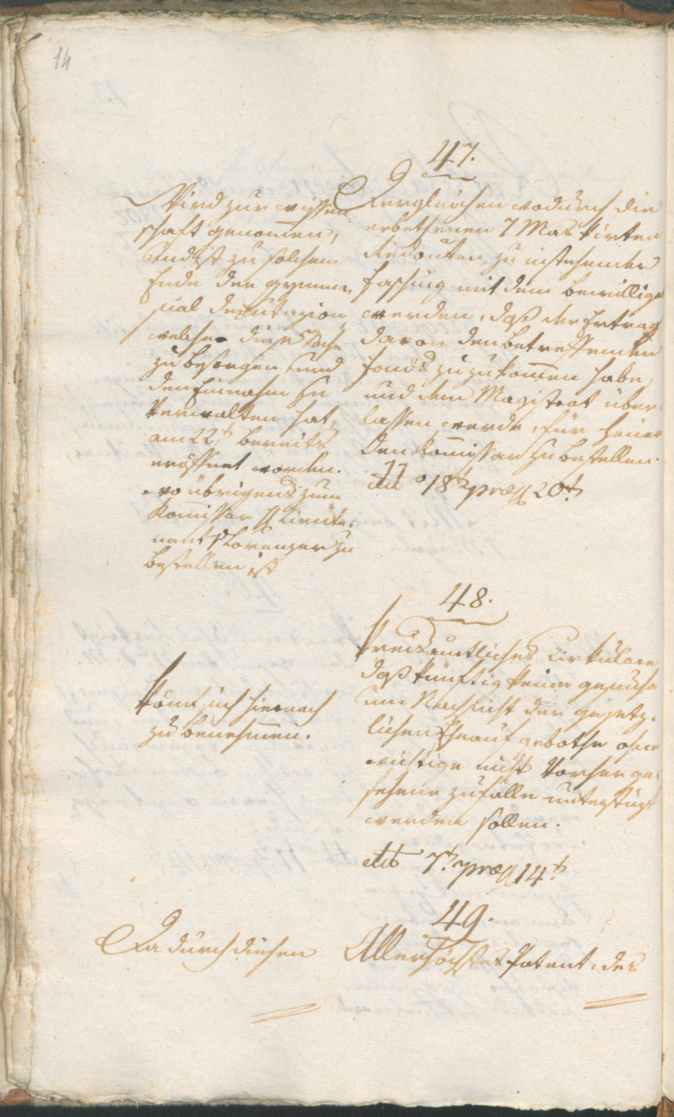 Stadtarchiv Bozen - BOhisto Ratsprotokoll 1802 