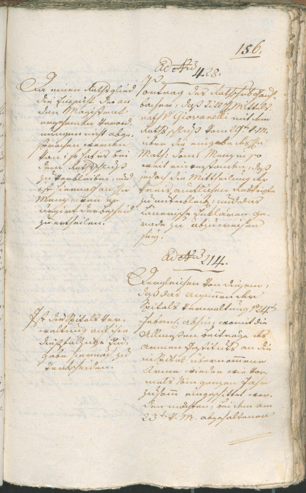 Civic Archives of Bozen-Bolzano - BOhisto Ratsprotokoll 1802 