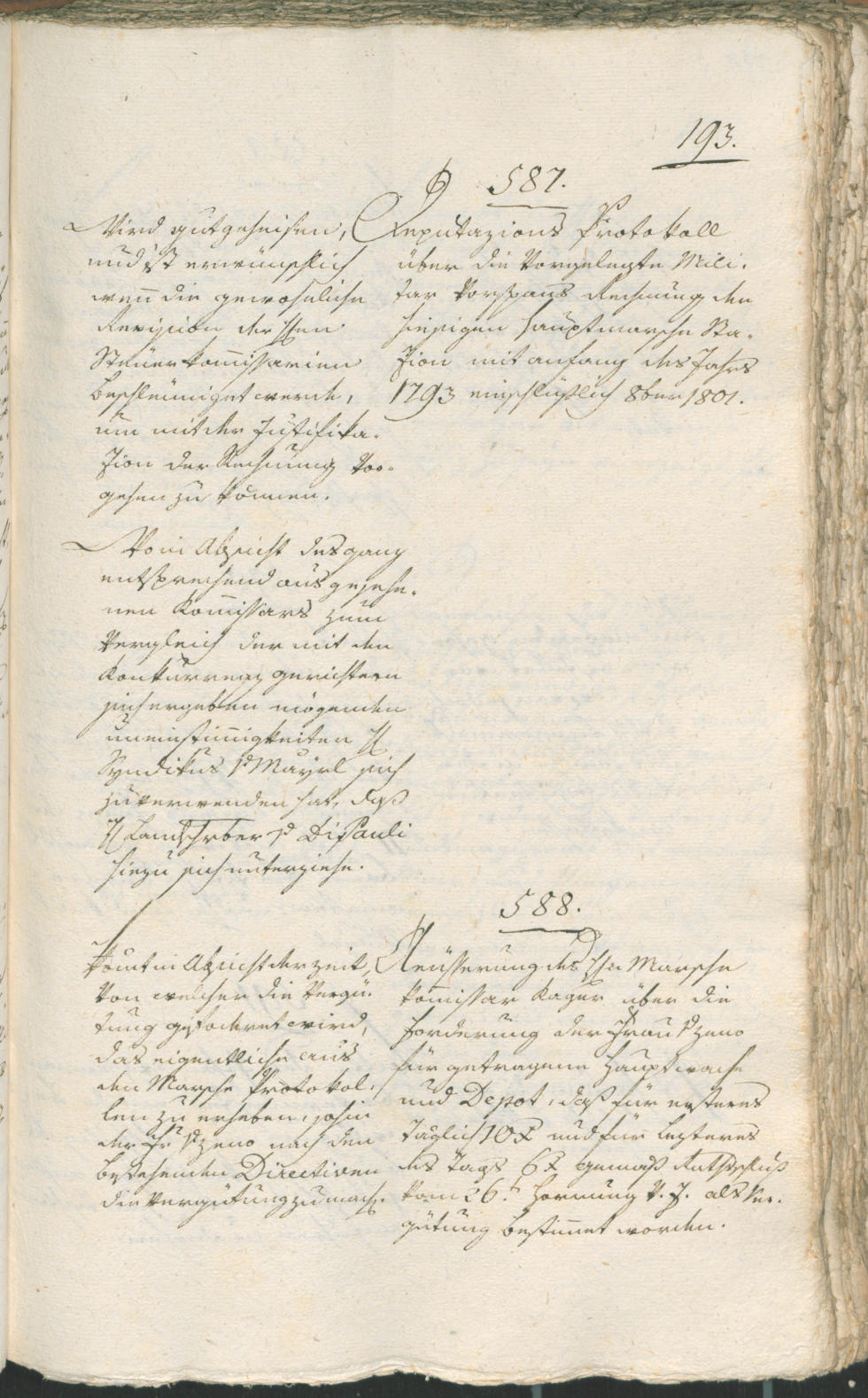 Stadtarchiv Bozen - BOhisto Ratsprotokoll 1802 