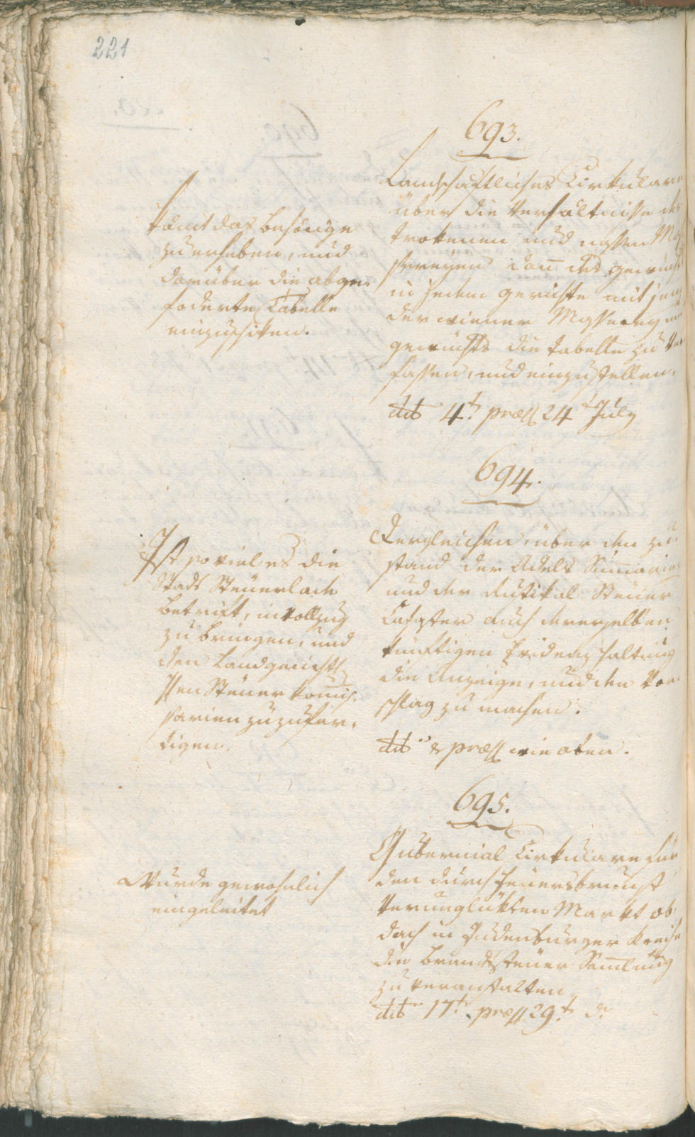 Civic Archives of Bozen-Bolzano - BOhisto Ratsprotokoll 1802 