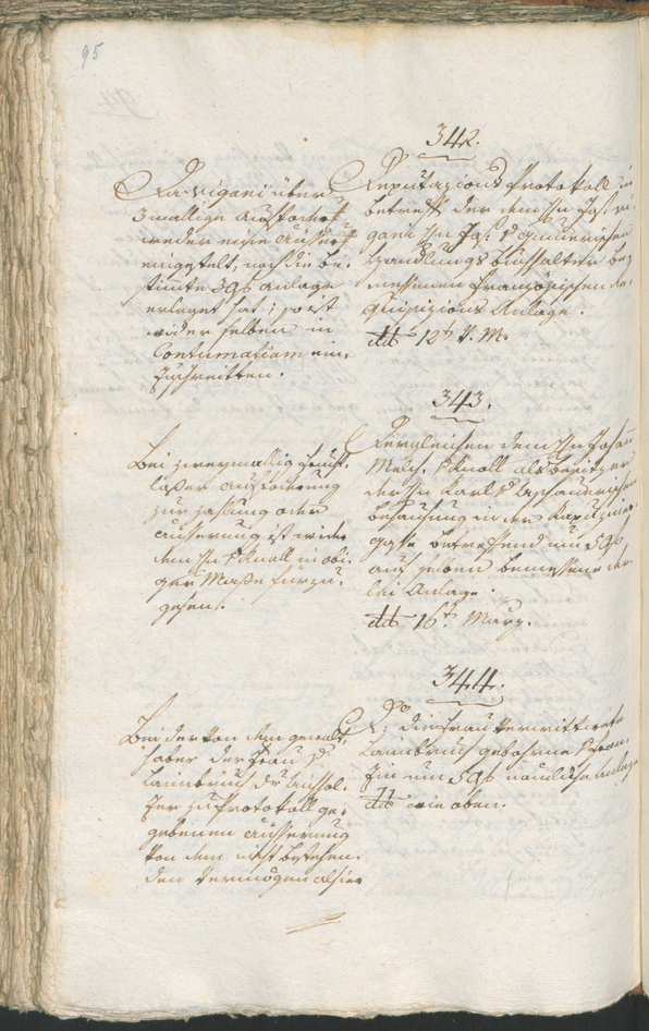 Civic Archives of Bozen-Bolzano - BOhisto Ratsprotokoll 1803 