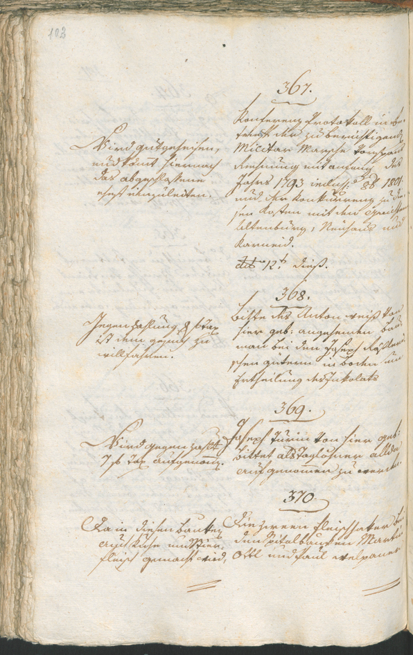 Civic Archives of Bozen-Bolzano - BOhisto Ratsprotokoll 1803 