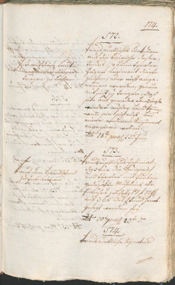 Civic Archives of Bozen-Bolzano - BOhisto Ratsprotokoll 1803 