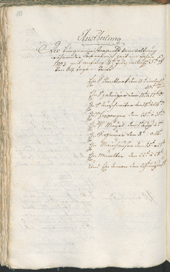 Civic Archives of Bozen-Bolzano - BOhisto Ratsprotokoll 1803 