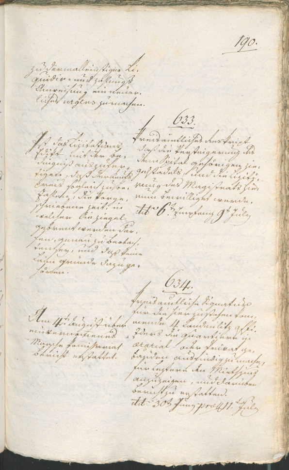 Civic Archives of Bozen-Bolzano - BOhisto Ratsprotokoll 1803 