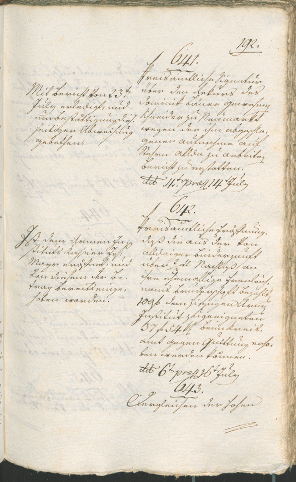 Civic Archives of Bozen-Bolzano - BOhisto Ratsprotokoll 1803 