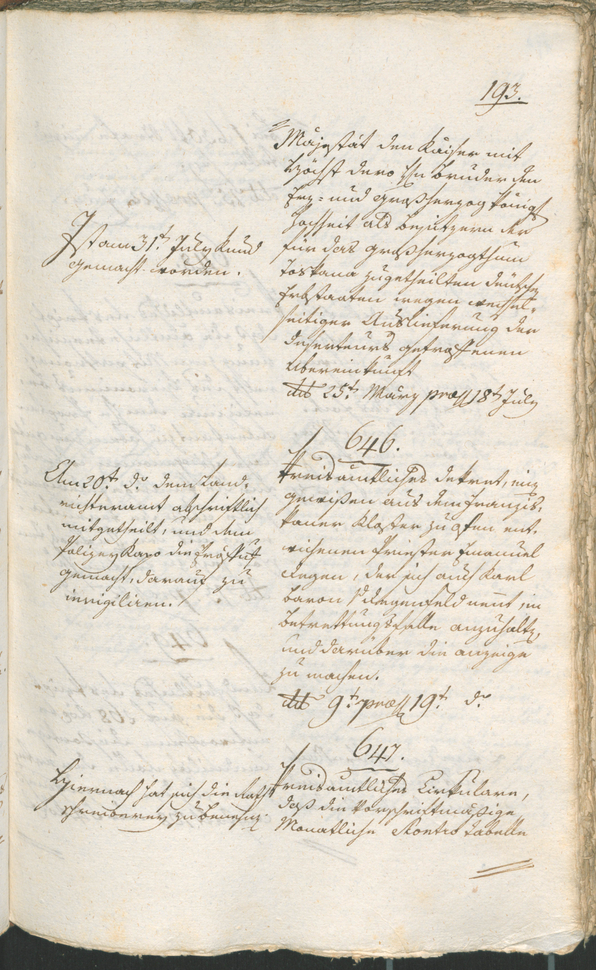 Civic Archives of Bozen-Bolzano - BOhisto Ratsprotokoll 1803 