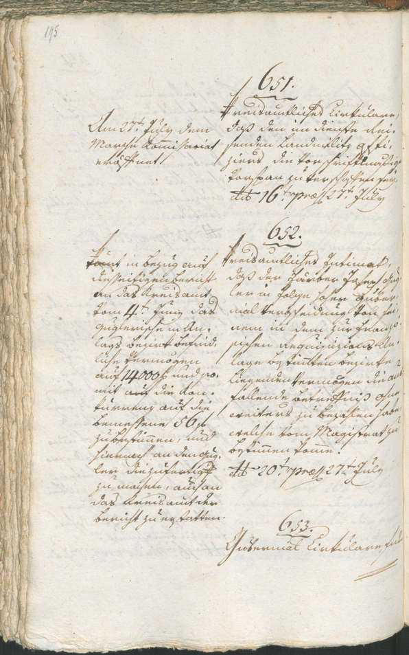 Civic Archives of Bozen-Bolzano - BOhisto Ratsprotokoll 1803 