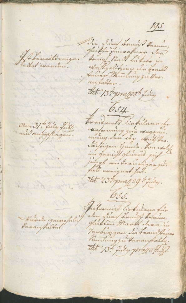 Civic Archives of Bozen-Bolzano - BOhisto Ratsprotokoll 1803 