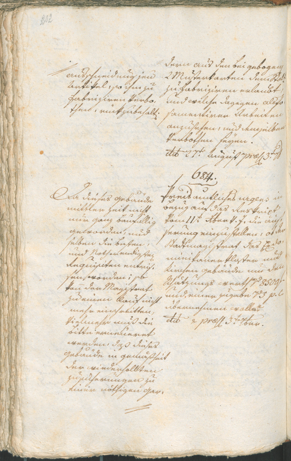 Civic Archives of Bozen-Bolzano - BOhisto Ratsprotokoll 1803 