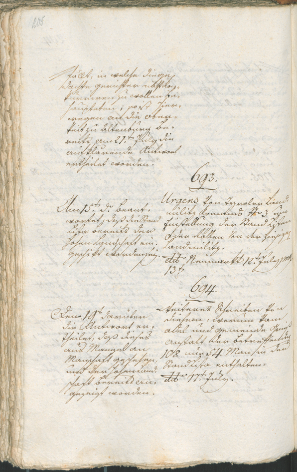 Civic Archives of Bozen-Bolzano - BOhisto Ratsprotokoll 1803 