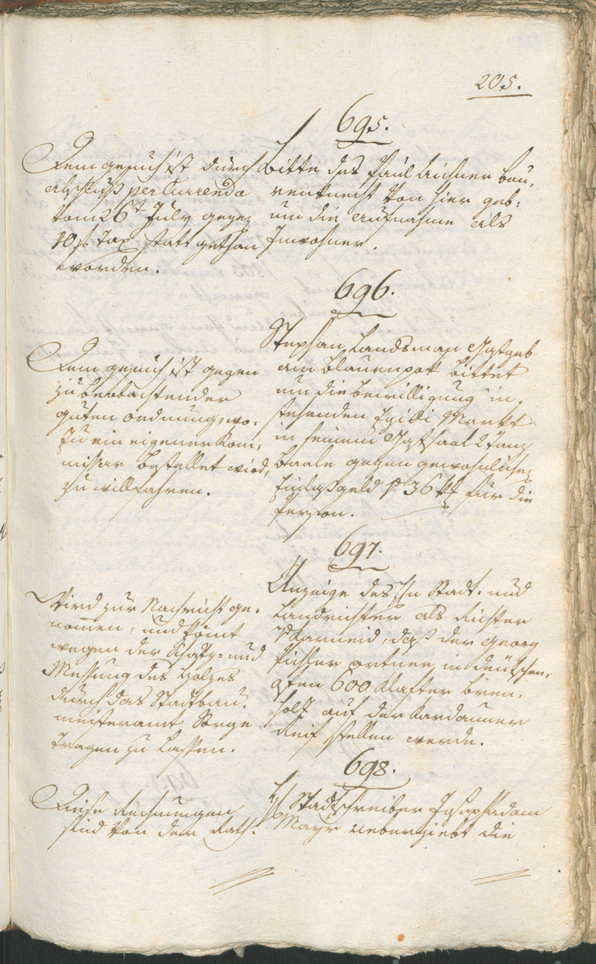 Civic Archives of Bozen-Bolzano - BOhisto Ratsprotokoll 1803 