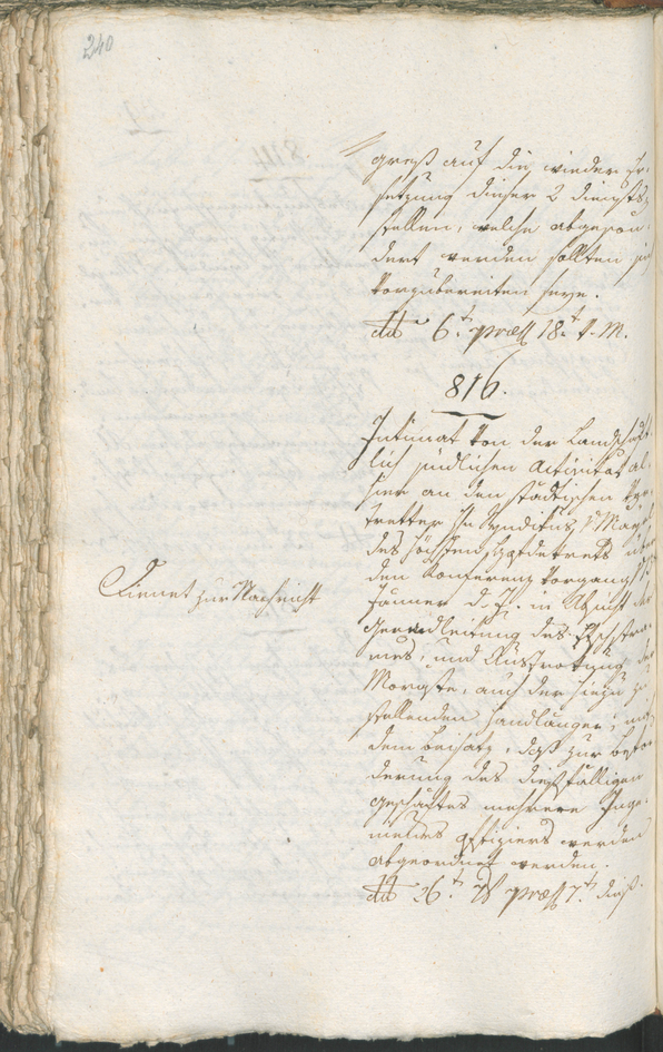 Civic Archives of Bozen-Bolzano - BOhisto Ratsprotokoll 1803 