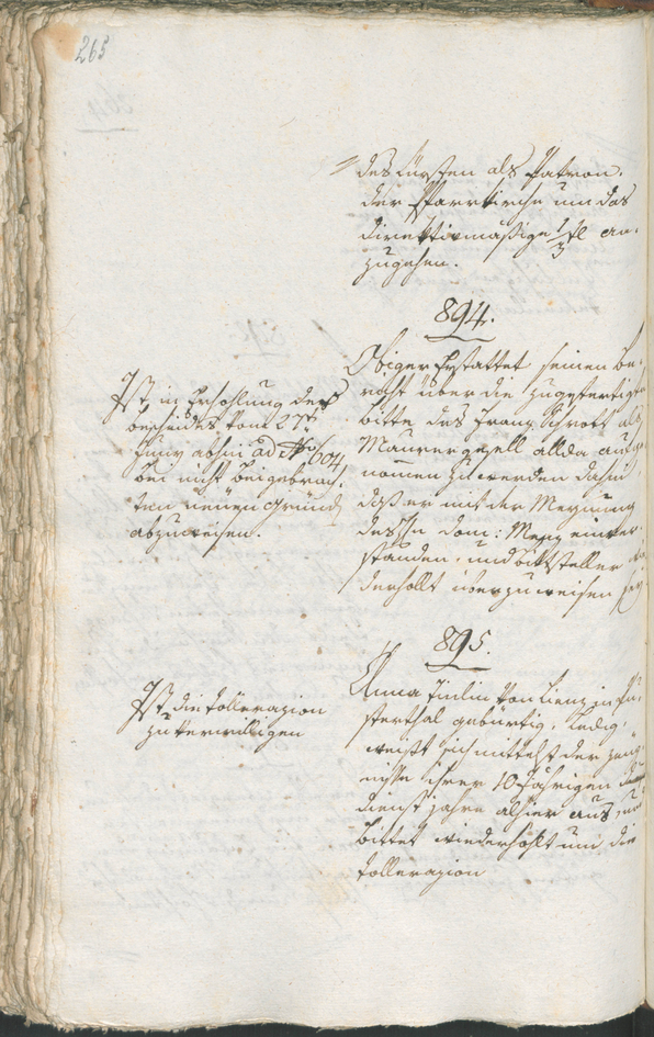 Stadtarchiv Bozen - BOhisto Ratsprotokoll 1803 