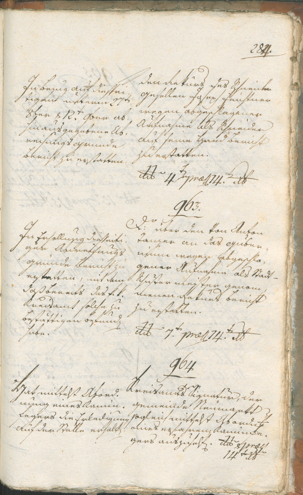 Civic Archives of Bozen-Bolzano - BOhisto Ratsprotokoll 1803 