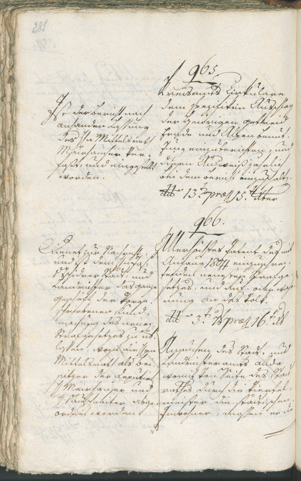 Civic Archives of Bozen-Bolzano - BOhisto Ratsprotokoll 1803 