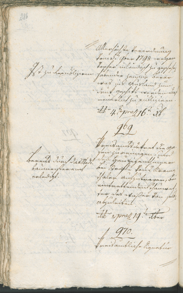 Civic Archives of Bozen-Bolzano - BOhisto Ratsprotokoll 1803 