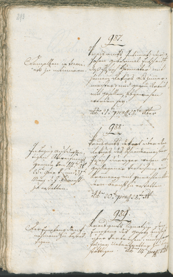 Civic Archives of Bozen-Bolzano - BOhisto Ratsprotokoll 1803 