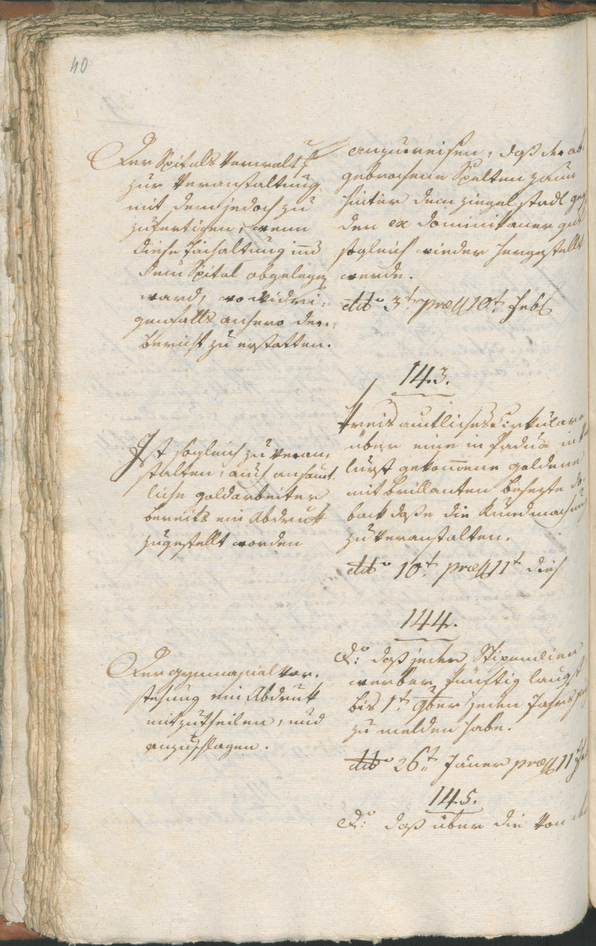 Civic Archives of Bozen-Bolzano - BOhisto Ratsprotokoll 1803 