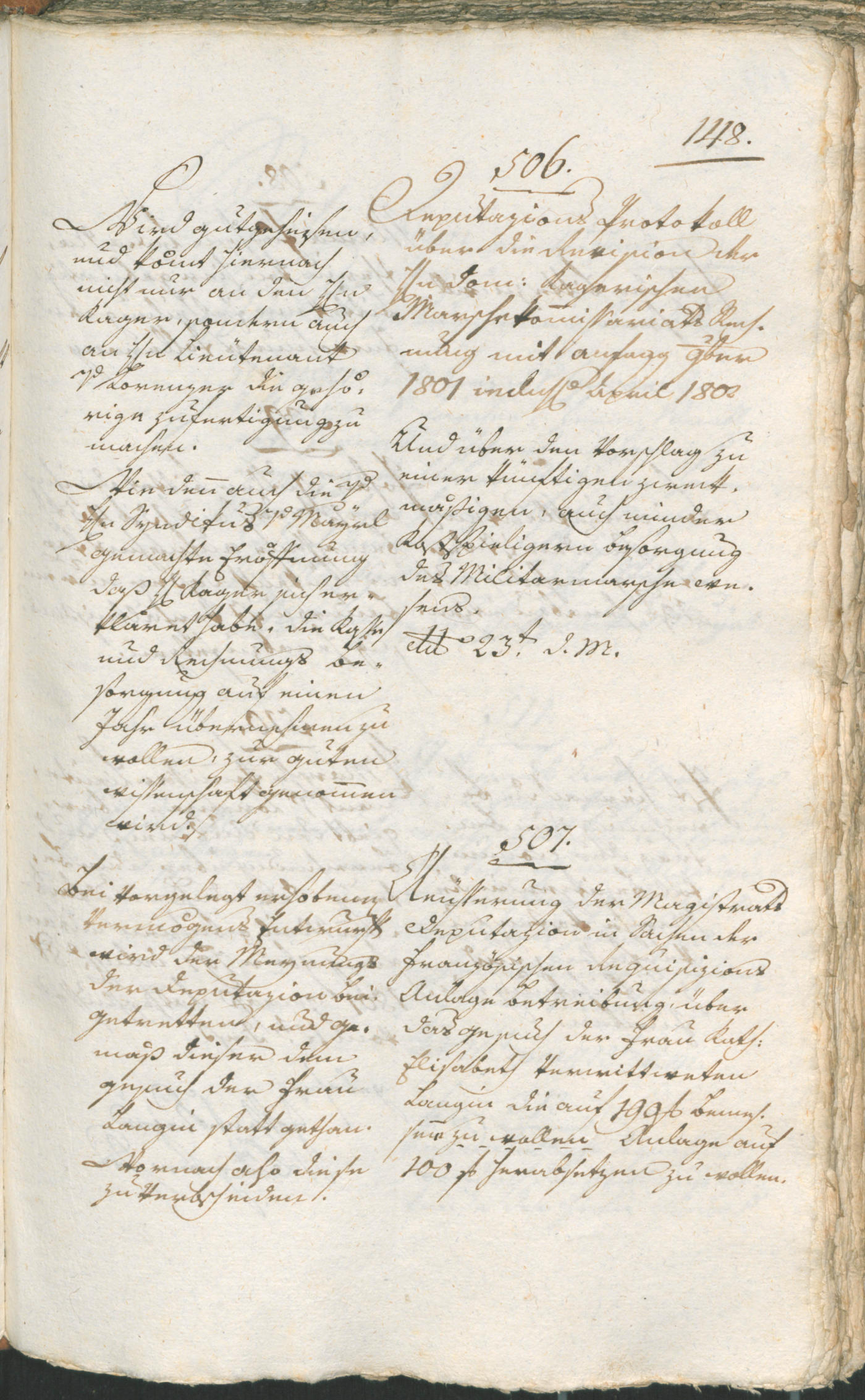 Civic Archives of Bozen-Bolzano - BOhisto Ratsprotokoll 1803 