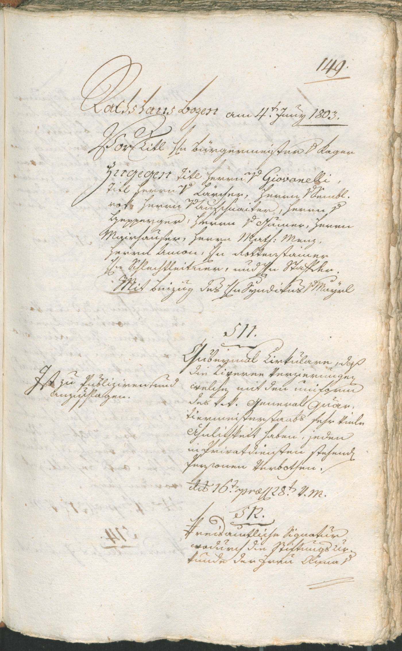 Civic Archives of Bozen-Bolzano - BOhisto Ratsprotokoll 1803 