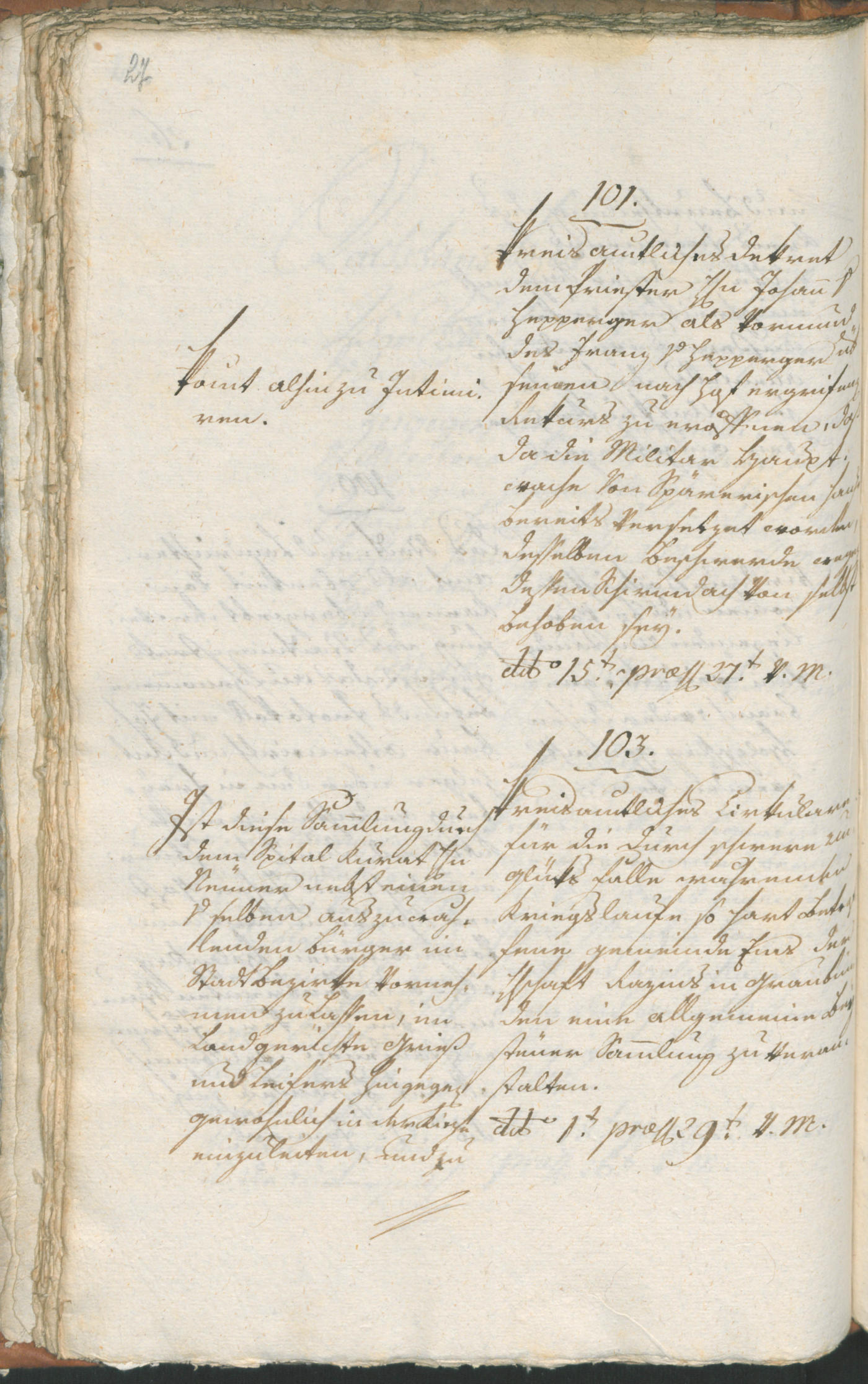 Civic Archives of Bozen-Bolzano - BOhisto Ratsprotokoll 1803 