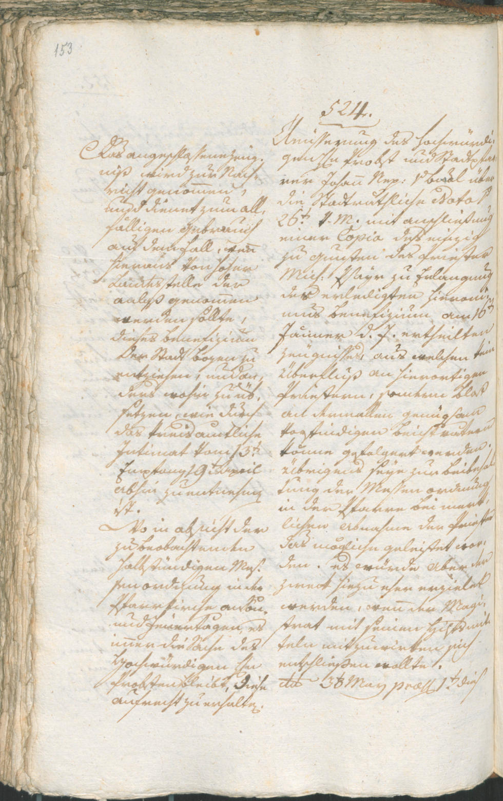 Civic Archives of Bozen-Bolzano - BOhisto Ratsprotokoll 1803 
