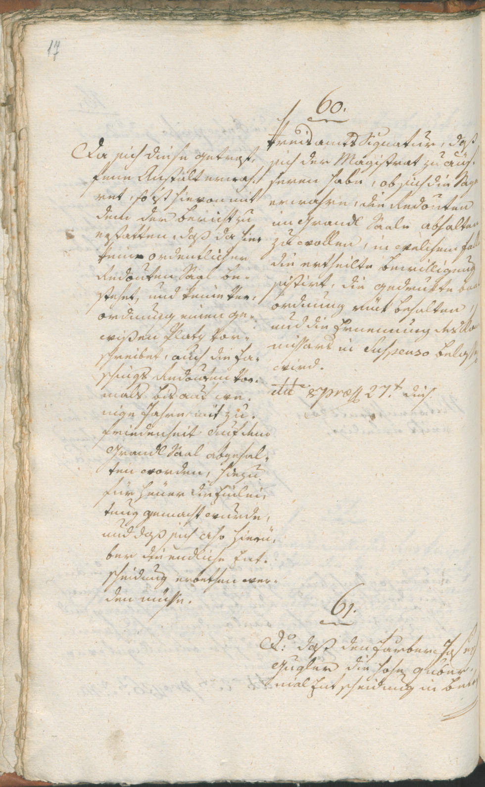 Stadtarchiv Bozen - BOhisto Ratsprotokoll 1803 