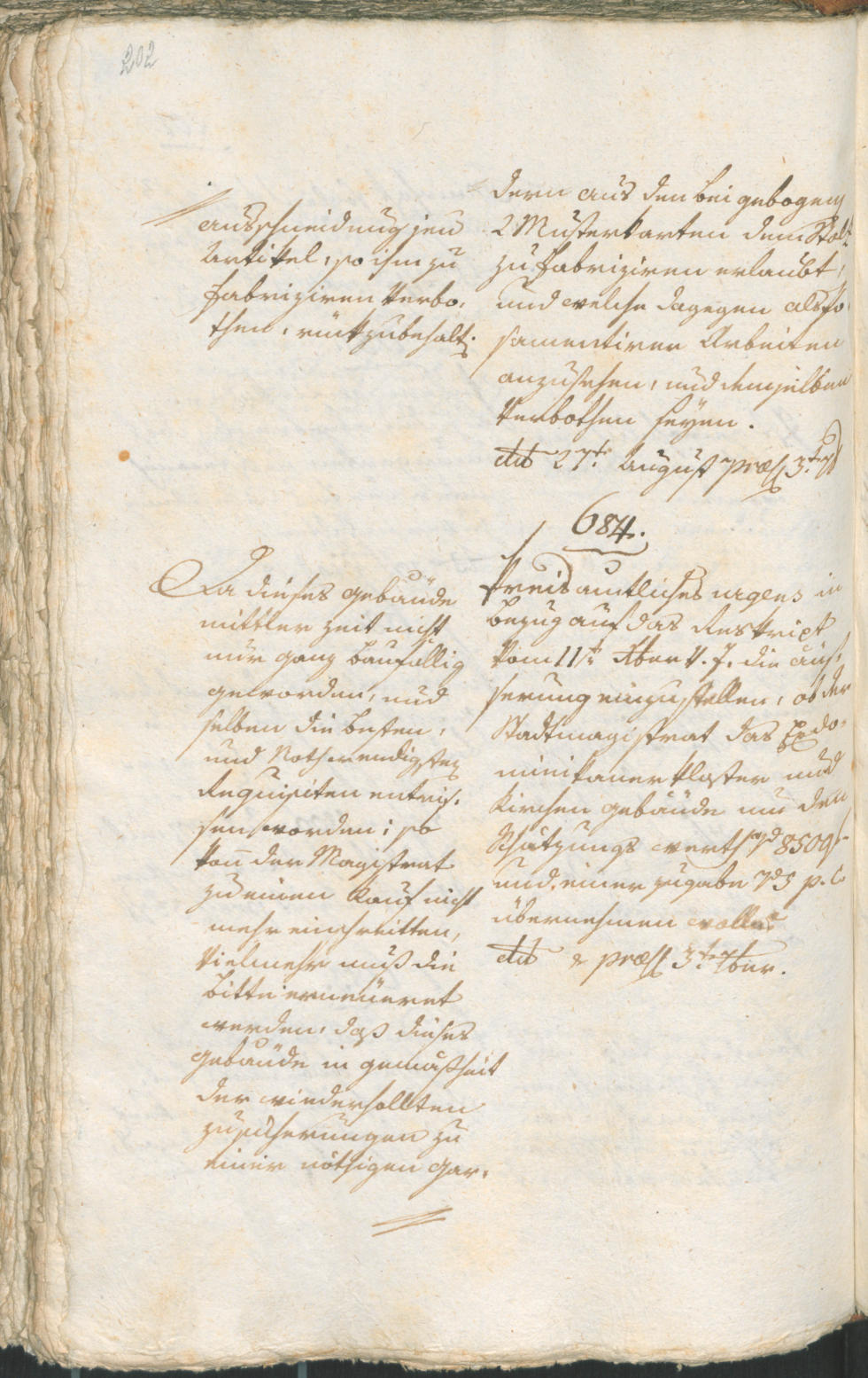 Archivio Storico della Città di Bolzano - BOhisto protocollo consiliare 1803 