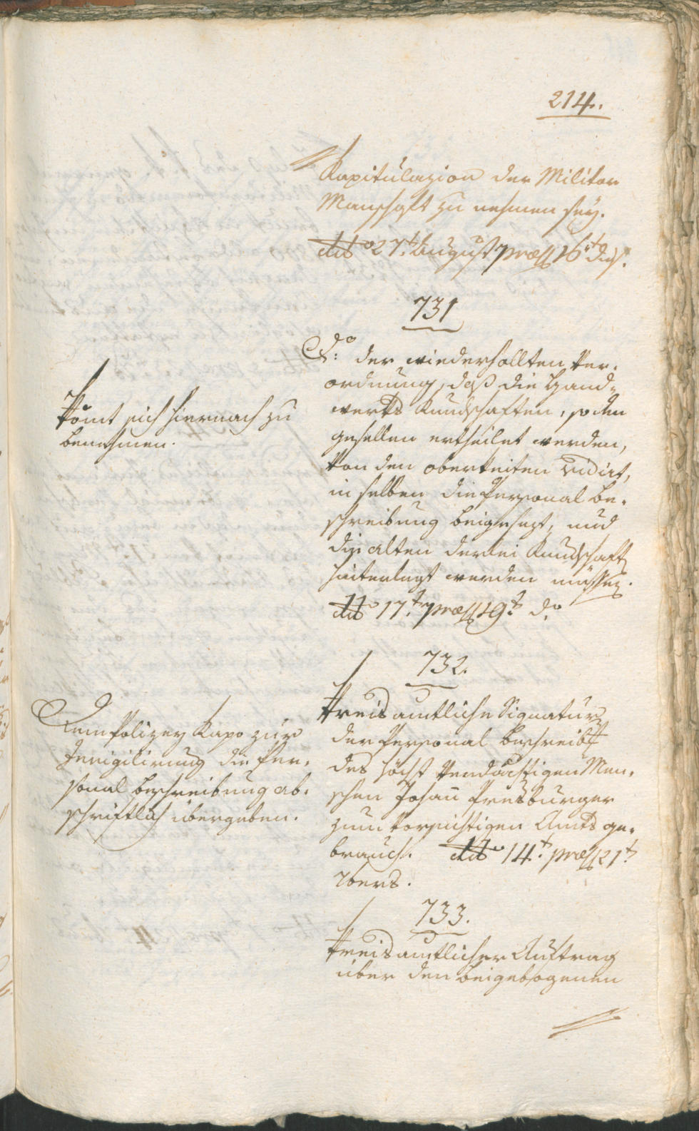 Civic Archives of Bozen-Bolzano - BOhisto Ratsprotokoll 1803 