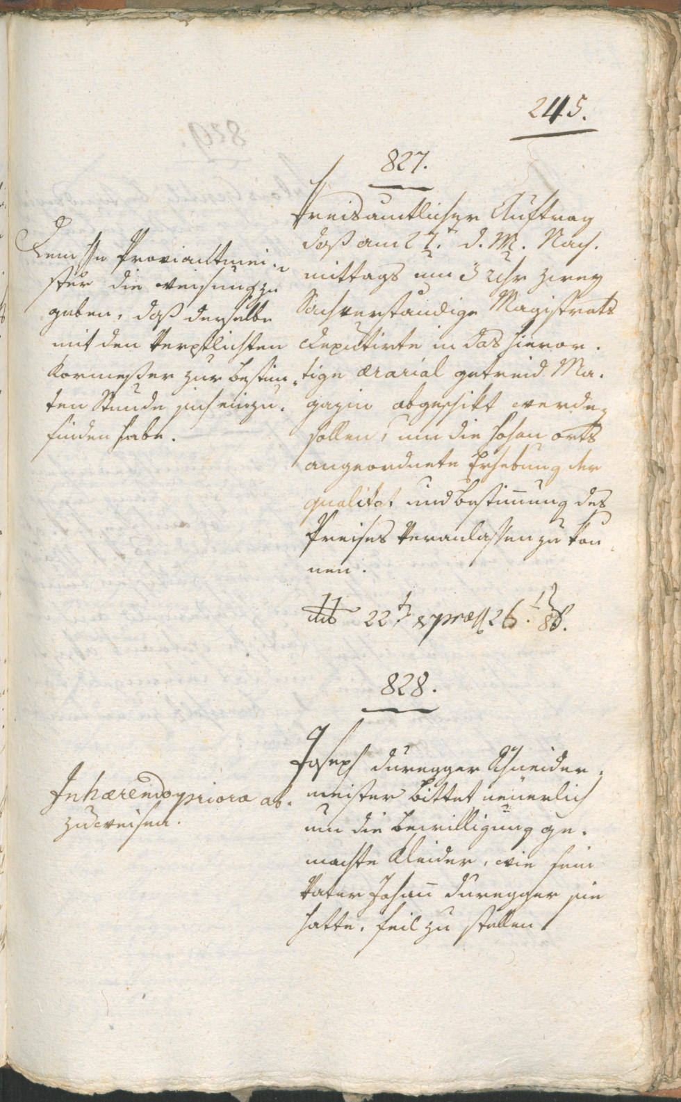 Civic Archives of Bozen-Bolzano - BOhisto Ratsprotokoll 1803 