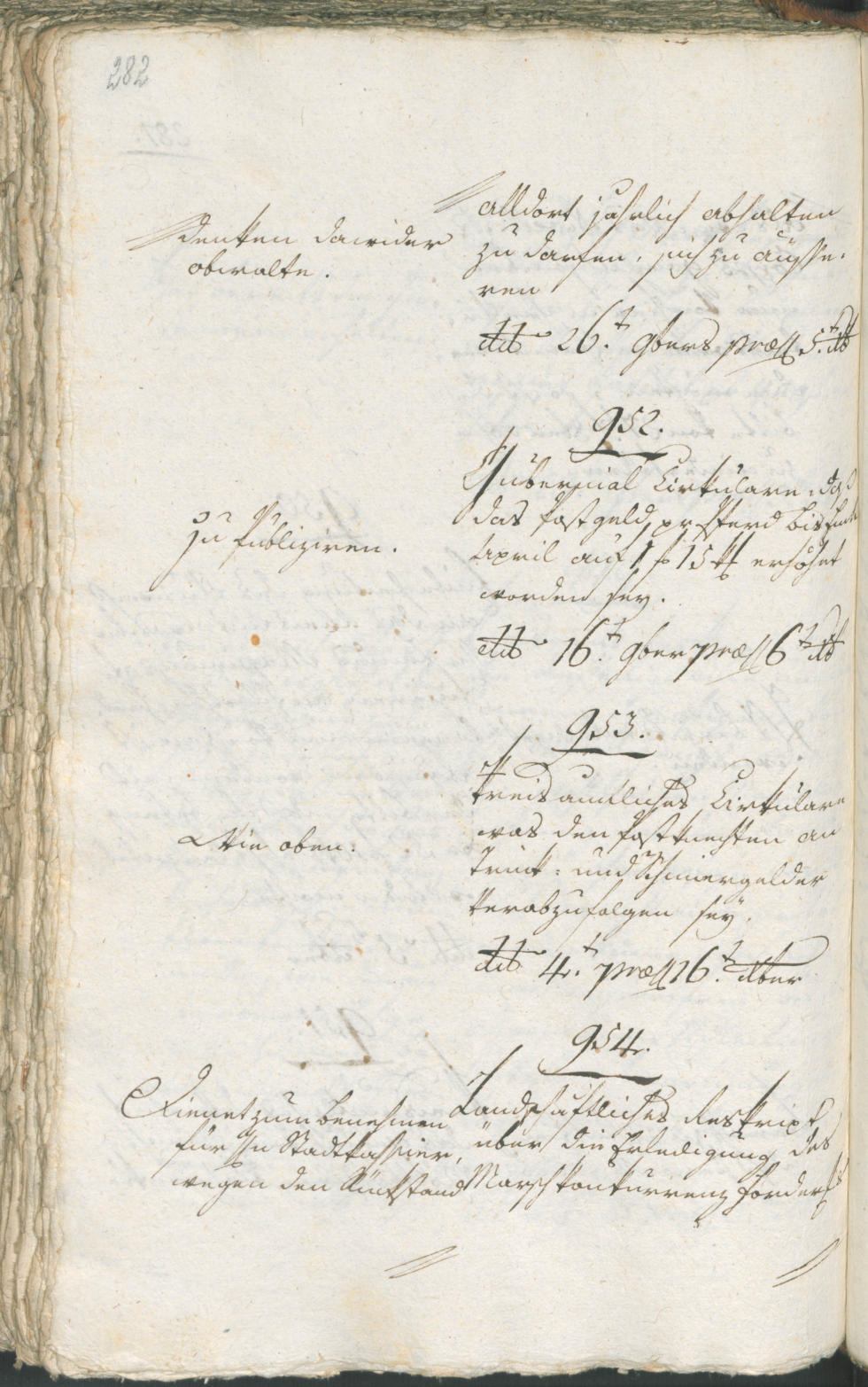 Stadtarchiv Bozen - BOhisto Ratsprotokoll 1803 