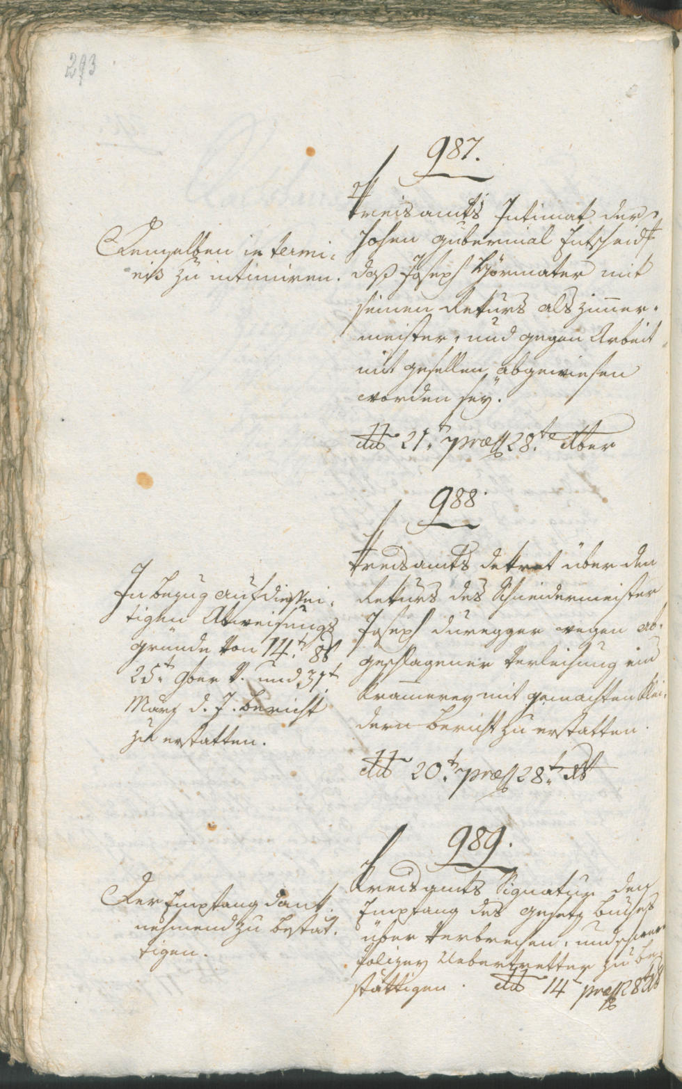 Civic Archives of Bozen-Bolzano - BOhisto Ratsprotokoll 1803 