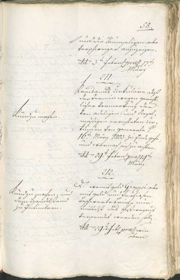 Civic Archives of Bozen-Bolzano - BOhisto Ratsprotokoll 1804 