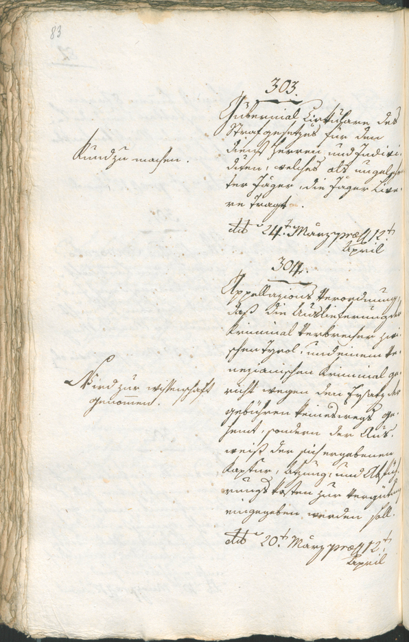 Civic Archives of Bozen-Bolzano - BOhisto Ratsprotokoll 1804 