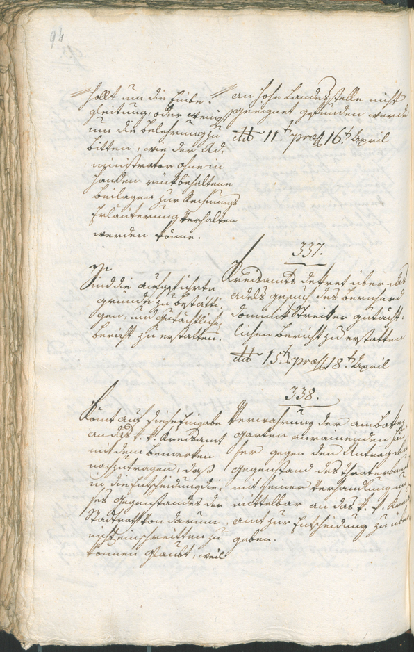 Civic Archives of Bozen-Bolzano - BOhisto Ratsprotokoll 1804 