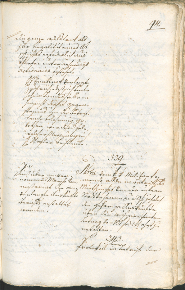 Civic Archives of Bozen-Bolzano - BOhisto Ratsprotokoll 1804 