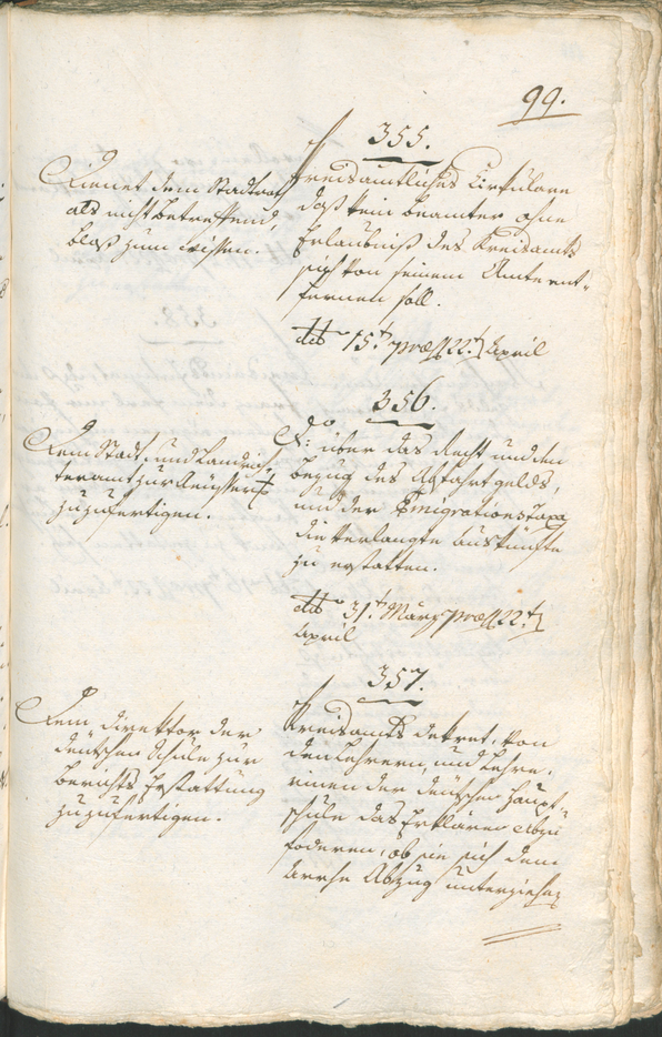 Civic Archives of Bozen-Bolzano - BOhisto Ratsprotokoll 1804 