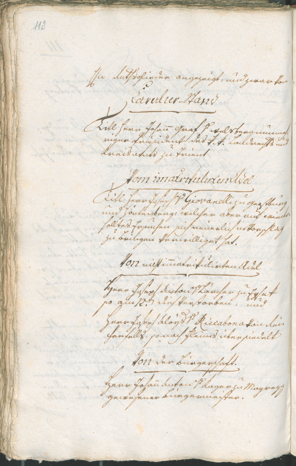 Civic Archives of Bozen-Bolzano - BOhisto Ratsprotokoll 1804 