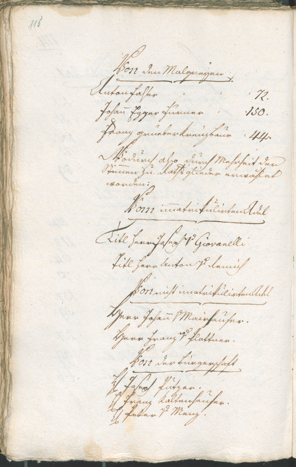 Stadtarchiv Bozen - BOhisto Ratsprotokoll 1804 