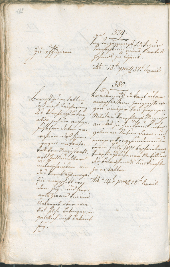 Civic Archives of Bozen-Bolzano - BOhisto Ratsprotokoll 1804 