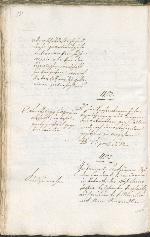 Civic Archives of Bozen-Bolzano - BOhisto Ratsprotokoll 1804 