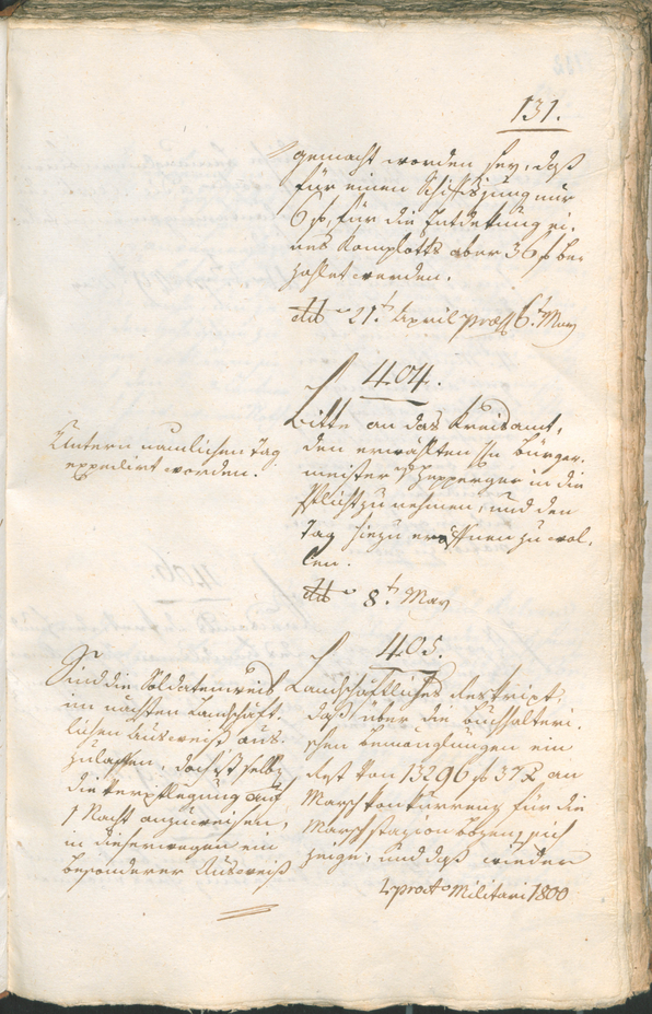 Civic Archives of Bozen-Bolzano - BOhisto Ratsprotokoll 1804 