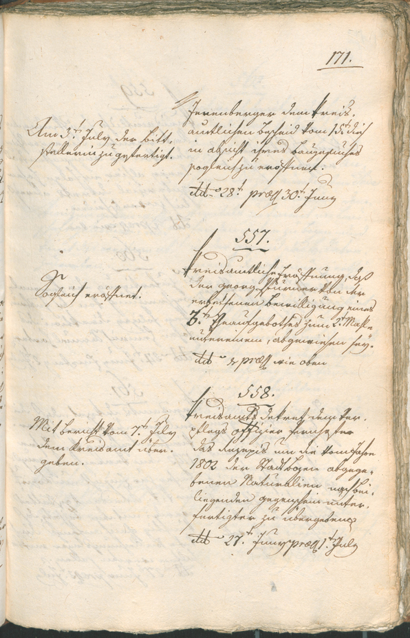 Civic Archives of Bozen-Bolzano - BOhisto Ratsprotokoll 1804 