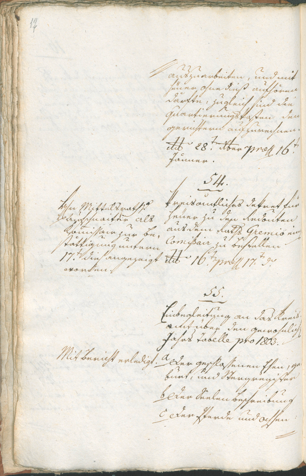 Civic Archives of Bozen-Bolzano - BOhisto Ratsprotokoll 1804 