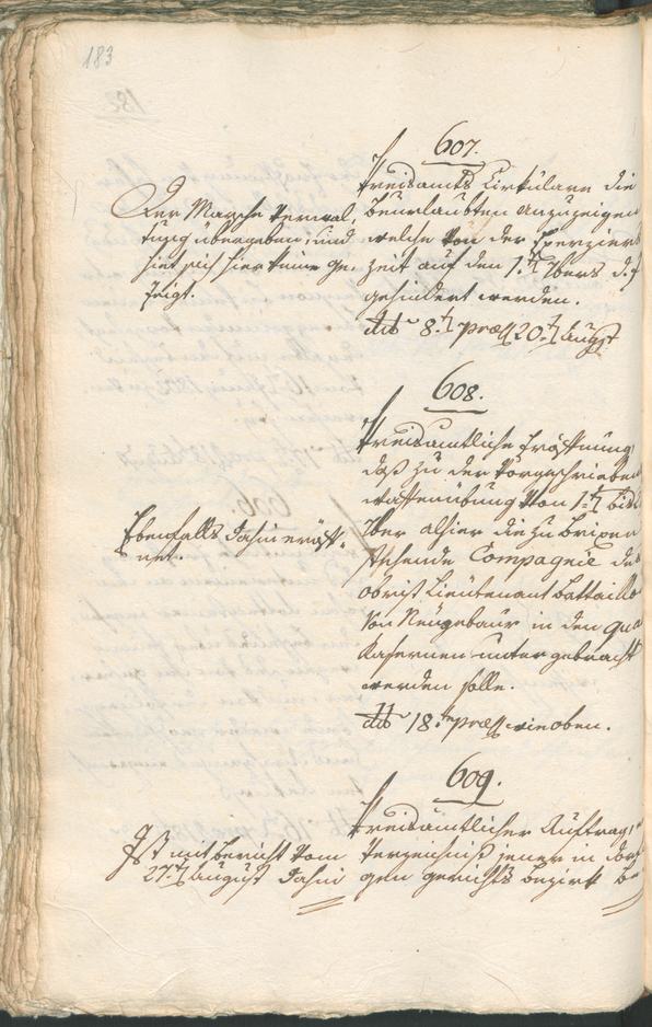 Civic Archives of Bozen-Bolzano - BOhisto Ratsprotokoll 1804 