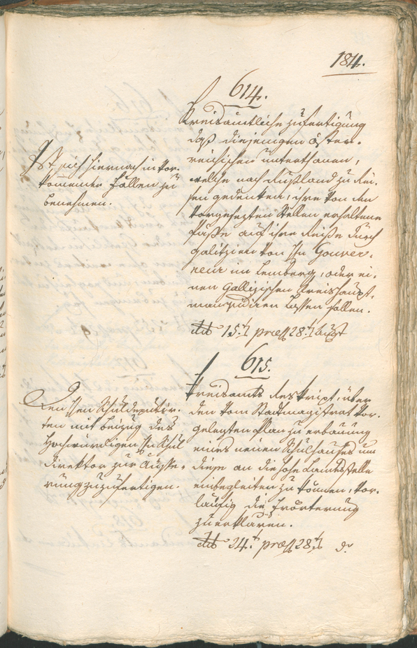 Civic Archives of Bozen-Bolzano - BOhisto Ratsprotokoll 1804 