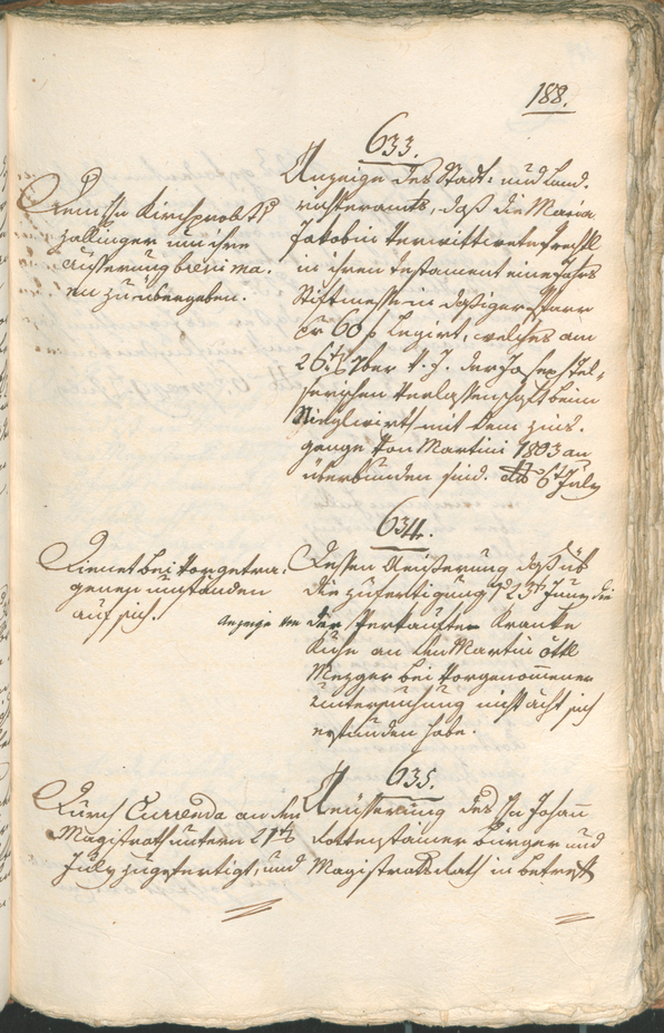 Civic Archives of Bozen-Bolzano - BOhisto Ratsprotokoll 1804 