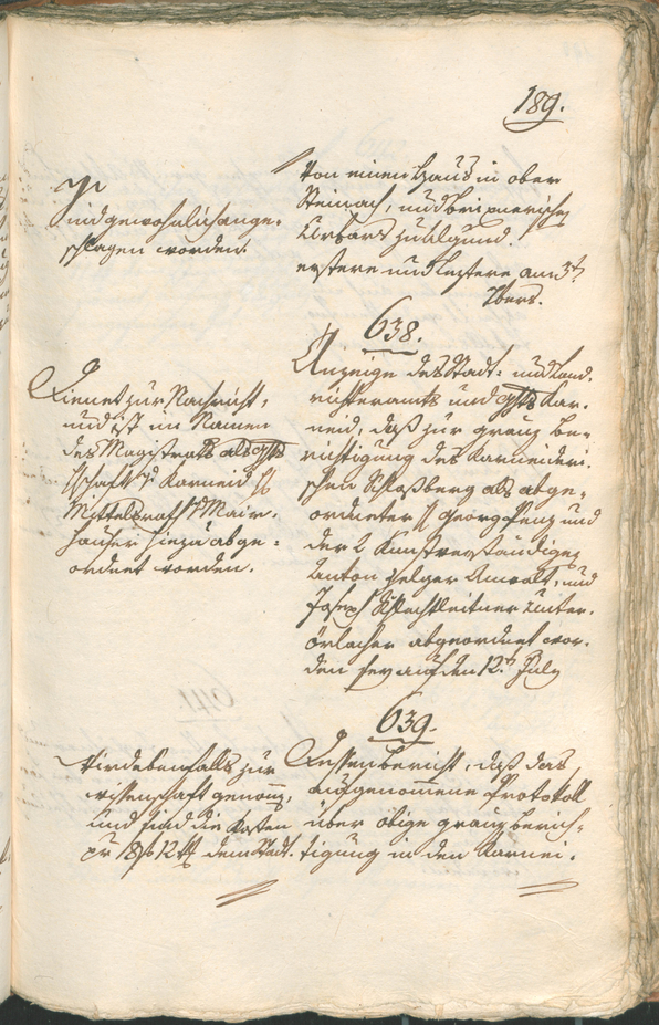 Civic Archives of Bozen-Bolzano - BOhisto Ratsprotokoll 1804 